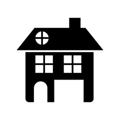 house pictogram icon image vector illustration design 