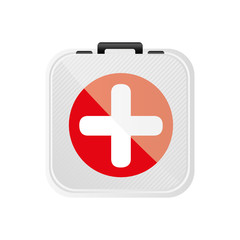 first aid kit icon image vector illustration design 
