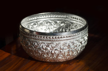 silver bowl