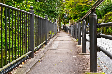 天王山　登り坂