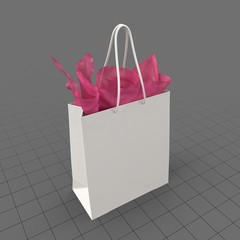 Bag with Gift Paper Tall