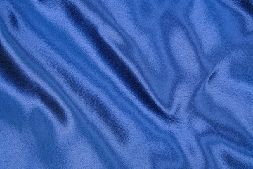 Fototapeta premium blue fabric cloth background texture