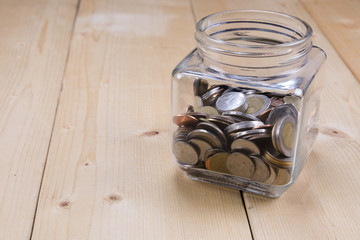 business finance. save money for investment concept money in the