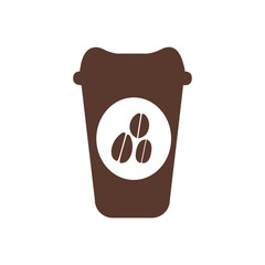 coffee cup  icon image vector illustration design 