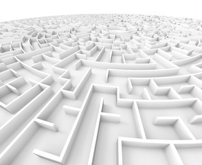 3d rendering maze