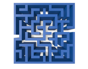 3d rendering maze