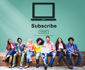 Subscribe Advertising Marketing Membership Concept