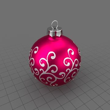 Christmas Tree Ornament Ball 01