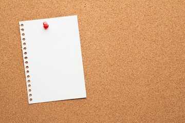 Fototapeta premium cork board with blank notes