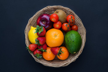 Basket of fruits
