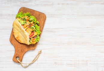 Turkish Sandwich Copy Space