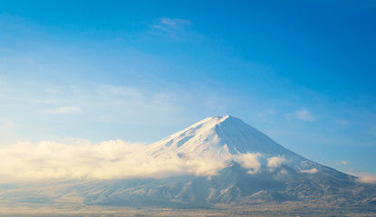 Mountain Fuji with blue sky , Japan