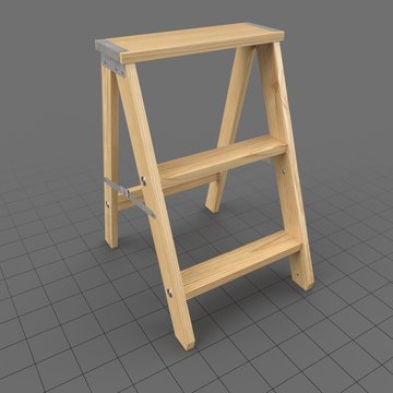 Wooden Step Ladder 2