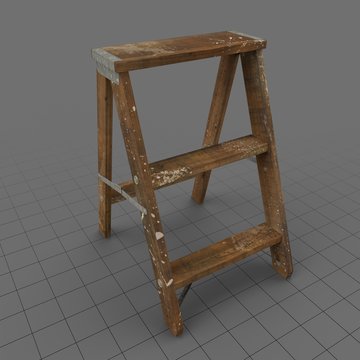 Wooden Step Ladder
