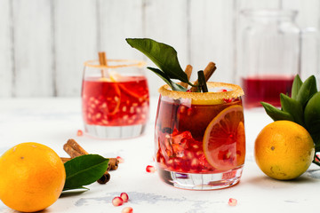 Fall and winter sangria