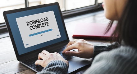 Speed Progress Bar Icon Technology Concept