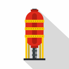 Capacity for oil storage icon. Flat illustration of capacity for oil storage vector icon for web