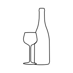 wine related icon image vector illustration design 