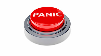 Knopf oder Button mit PANIC - Panic Button