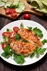 Roasted chicken breast
