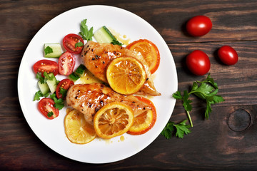Baked chicken breast