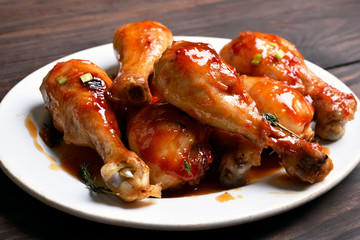 Roasted chicken drumstick