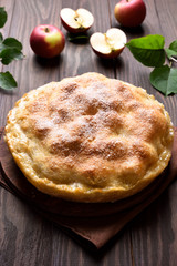 Baking apple pie
