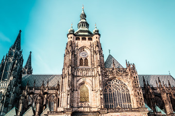 Fototapeta premium St. Vitus Cathedral at Prague, Czech Republic