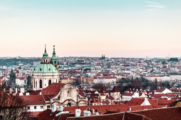 Obraz premium Panoramic View of Prague, Czech Republic