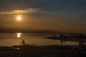 Naklejka premium Monchegorsk tundra, Russia