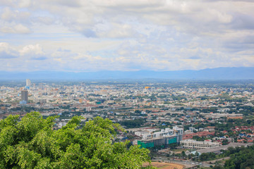 Fototapeta premium Top Viewpoint of Hat Yai