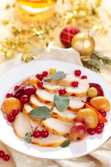 Chicken breast for holidays.