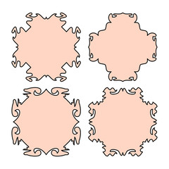 empty frame vector symbol icon design. Beautiful illustration is