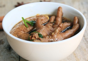 chicken stewed chinese food