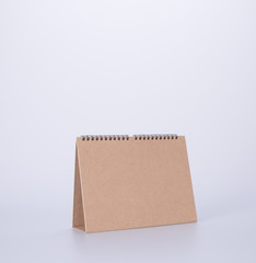 calendar or empty desk calendar on the background.