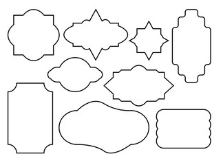 empty frame vector symbol icon design. Beautiful illustration is