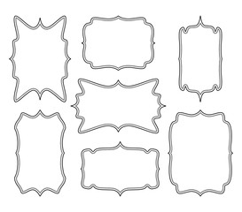 empty frame vector symbol icon design. Beautiful illustration is