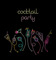 Fotobehang Cocktail Party ©  danjazzia