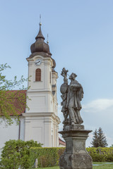 Fototapeta na wymiar Vew of Tihany Abbey at Lake Balaton in Hungary