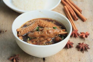 chicken stewed chinese food