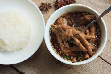 chicken stewed chinese food