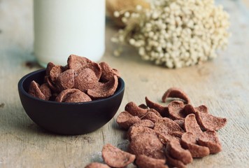 fresh milk chocolate corn flake