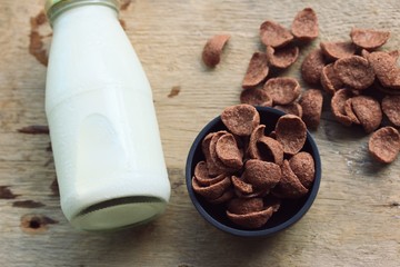 fresh milk chocolate corn flake