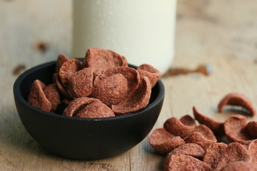 fresh milk chocolate corn flake