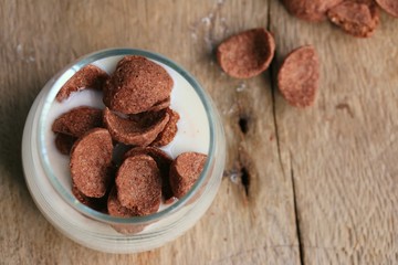 fresh milk chocolate corn flake