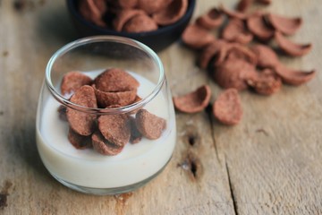 fresh milk chocolate corn flake