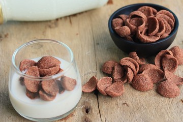 fresh milk chocolate corn flake