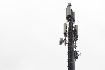 isolated cellphones network antenna