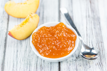 Peach Jam (selective focus)