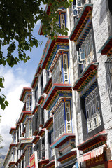 Fototapeta premium big apartment windows